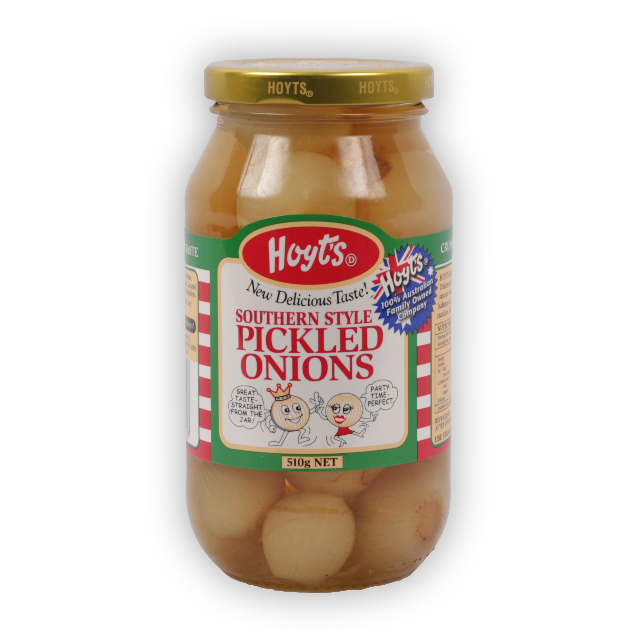 Onions Pickled Sweet Style Brown 510g - 9300725011307