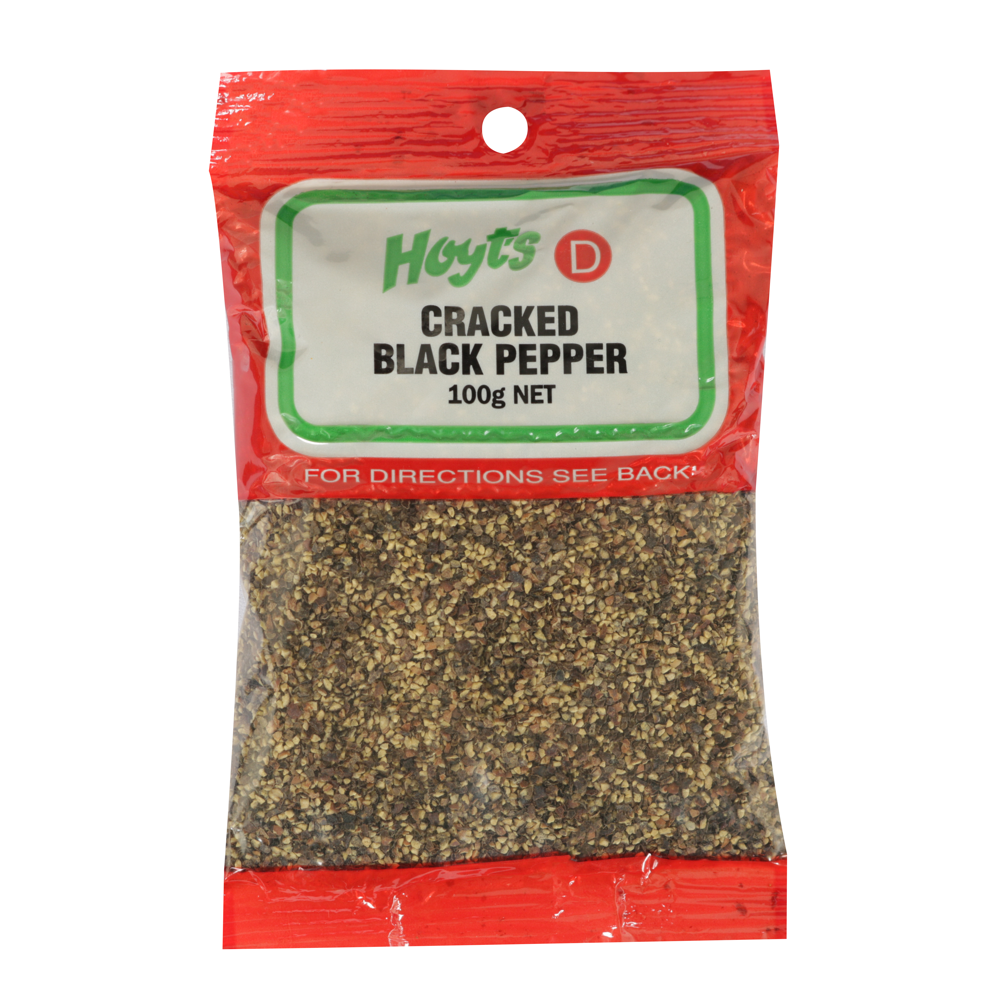 Hoyts Black Cracked Pepper 100g